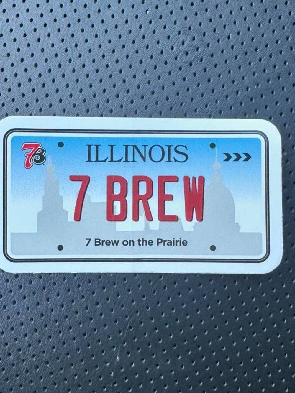 7 Brew Illinois License Plate Sticker 2026  (3 in stock, You'll only get 1)